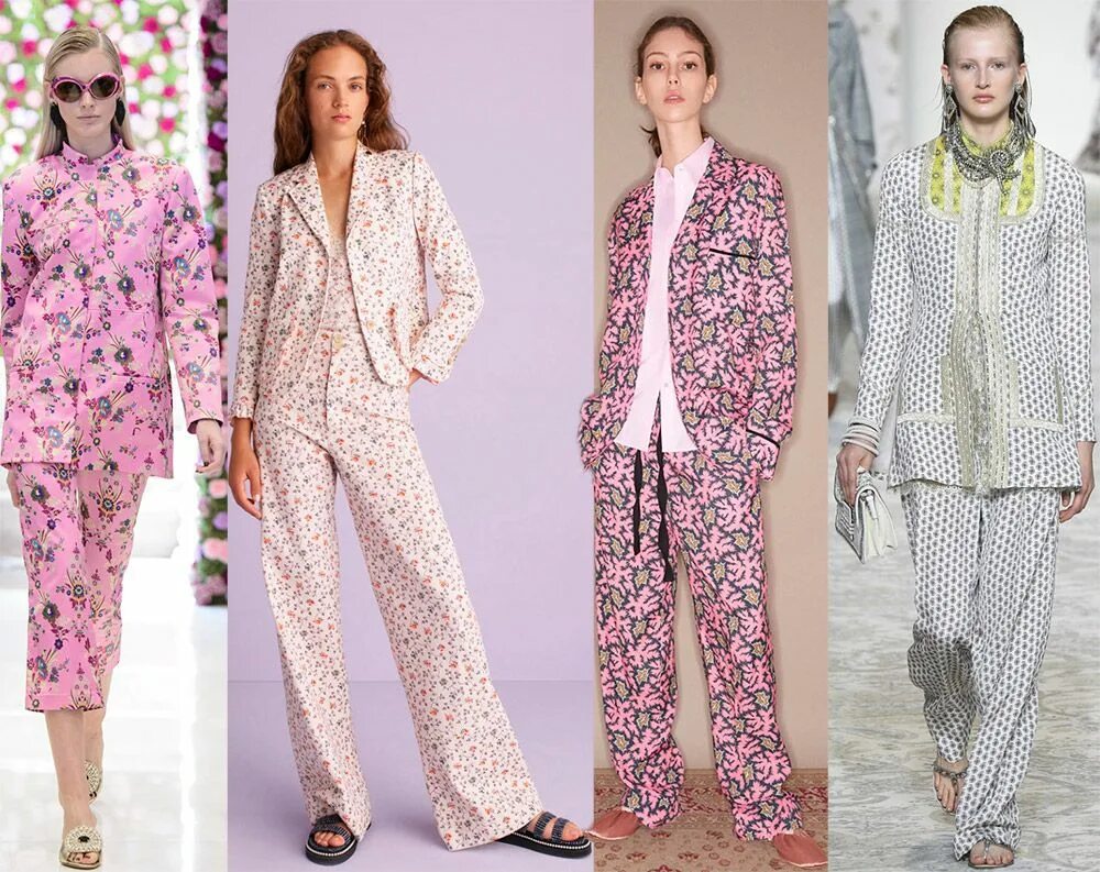 Waldorf Floral Silk Satin Pajama Top by ADRIANA IGLESIAS Now Available on Moda O