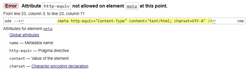 Валидность html. Валидность html
