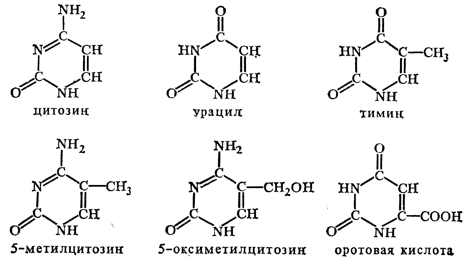 Урацил формула