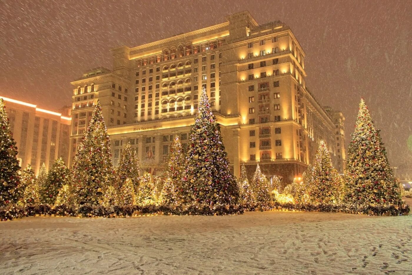Новогодняя ночь в отеле москвы