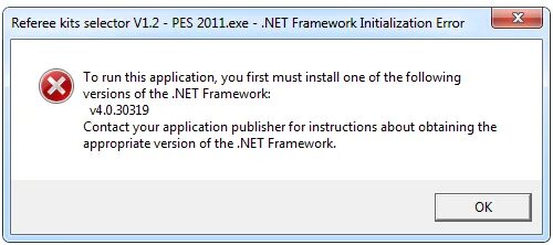 .Net Framework v4.0.30319 ошибка. Net Framework 4.0.30319. To Run this application you must install net. Failed to install the .net Framework, try installing .net 4.5 or higher manually. Error occurred during initialization