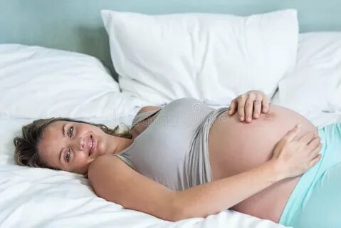 Woman hot bed lying