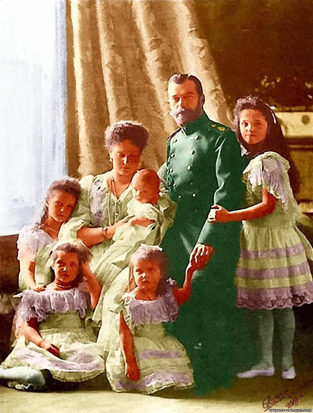 Семья Романовых. Семья Николая 2. Семья Романовых фото.