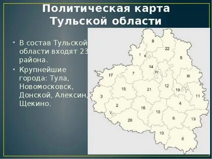 Тульская область на 2020 год