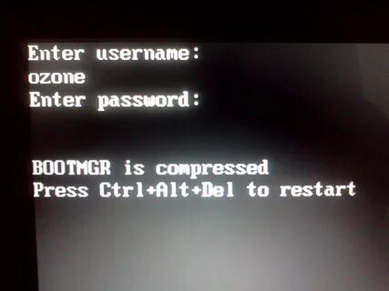 Press ctrl alt del