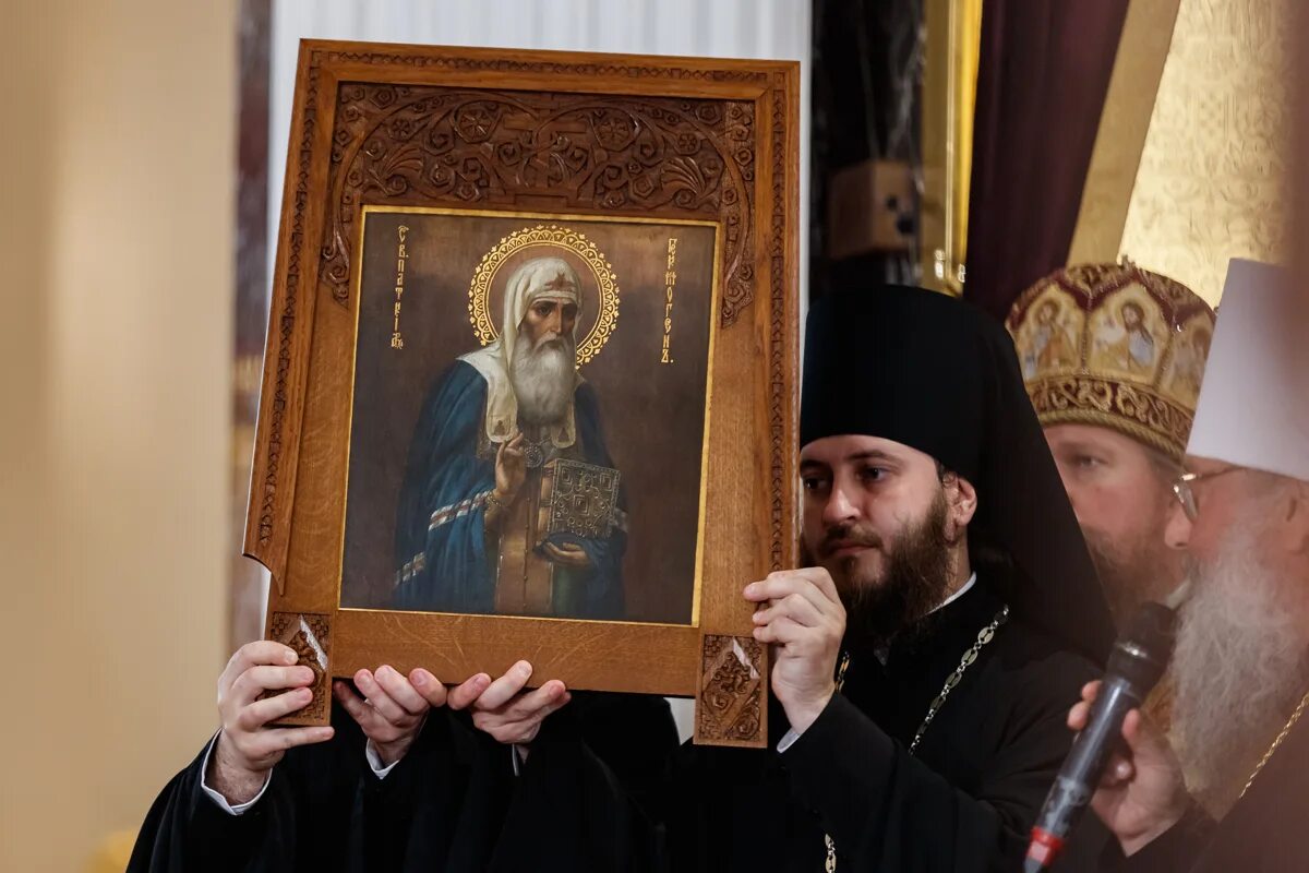 Патриарх представил икону казанской. Патриарх представил икону казанской