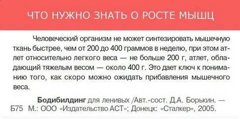 Как быстро набрать мышечный вес