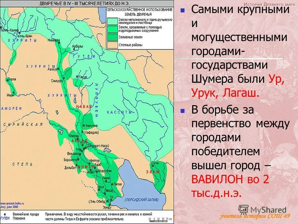 Природно климатические условия древнего вавилона