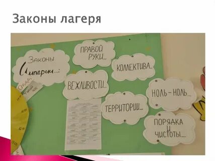 Законы лагеря