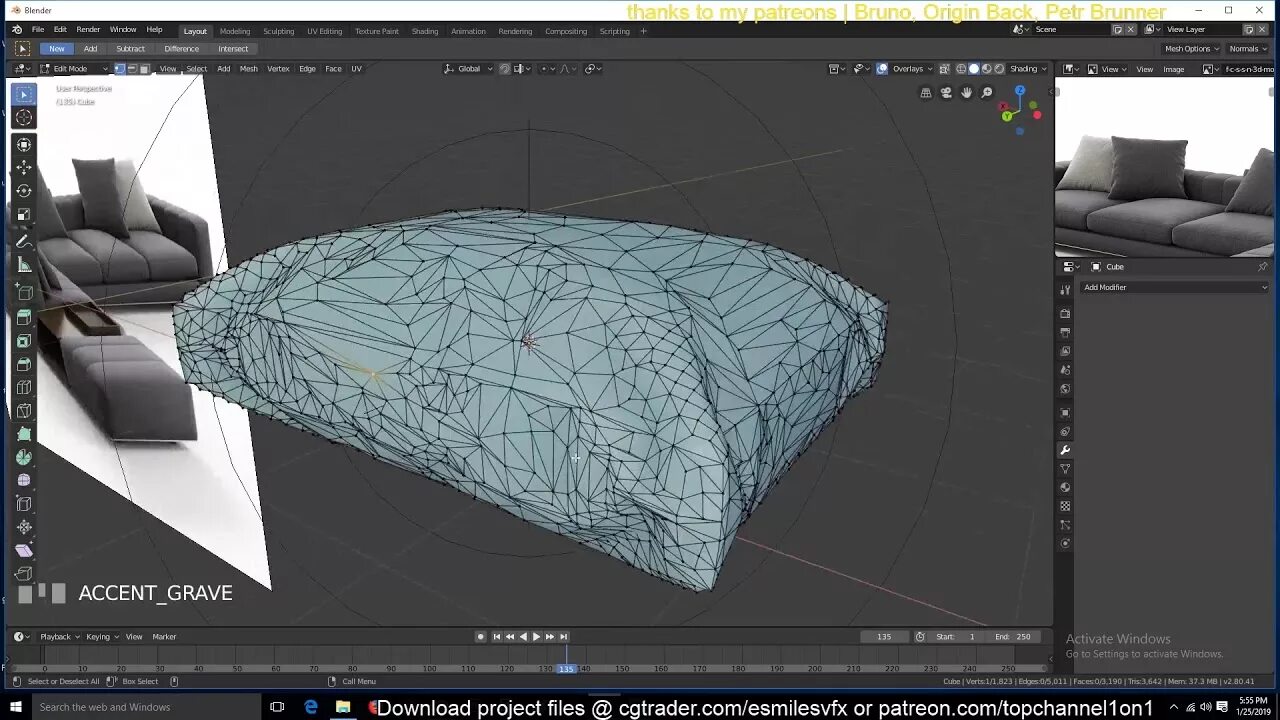Рендеры в блендере. 8. Чешуя для блендера. How to model in blender. 3д моделирование blender.