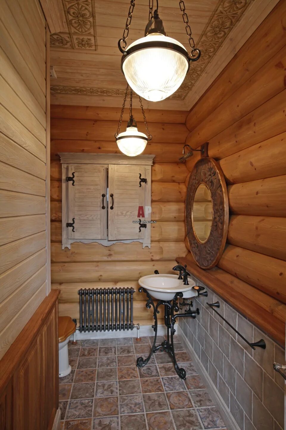 Интерьер туалета в деревянном доме 25 Wood and White Bathrooms for a Trendy, Relaxing Shower Wooden bathroom, Bathr