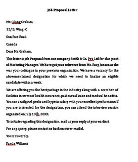 Proposal example