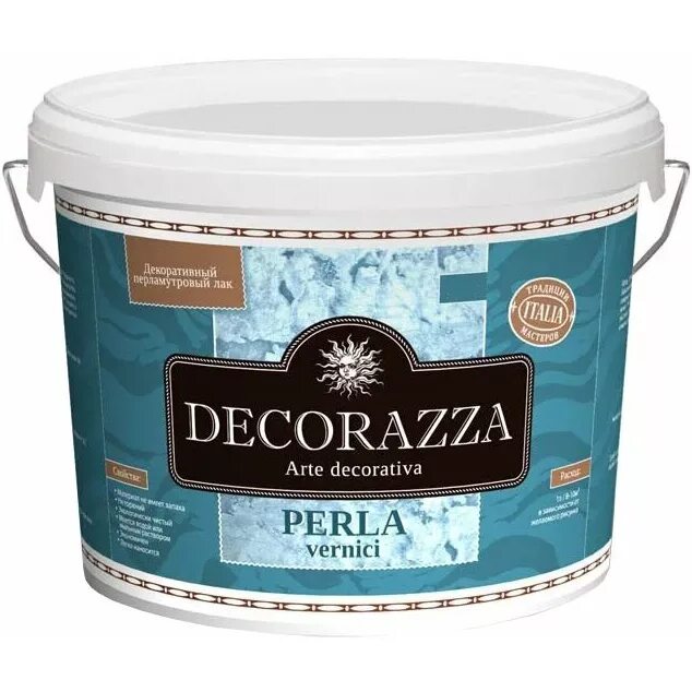 Лессирующий лак. Perla vernici argento pl001, 2,5 л decorazza. декораза перла верничи серебро. decorazza perla vernici pl 1261 (1л) лак перламутровый. лак decorazza fleur deco (2.5 л) полиакриловый.