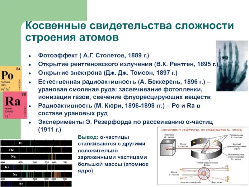 Открытие электронов в составе любых