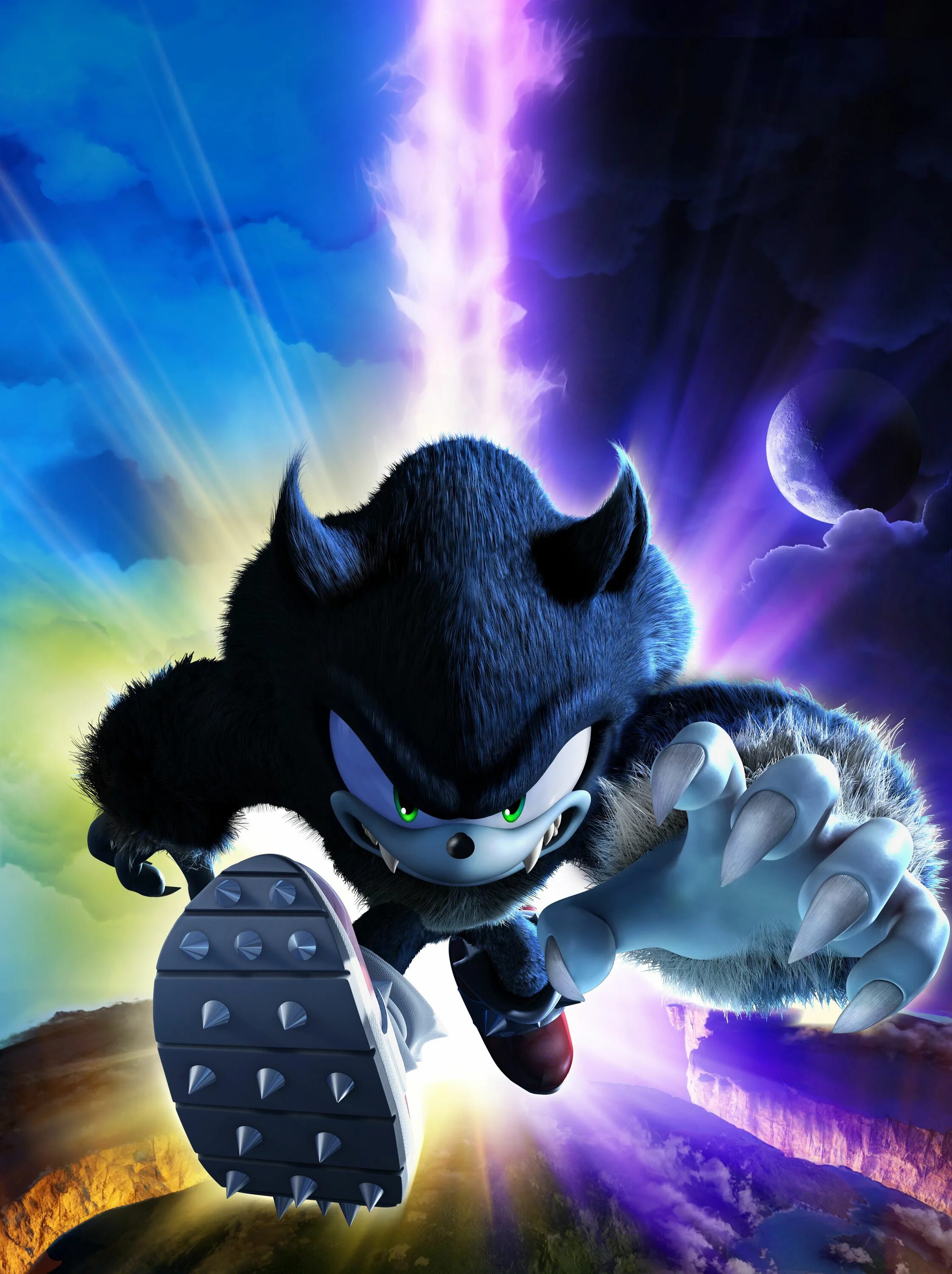 Sonic unleashed. Соник анлишд. соник unleashed. sonic unleashed оборотень соник. sonic unleashed оборотень.