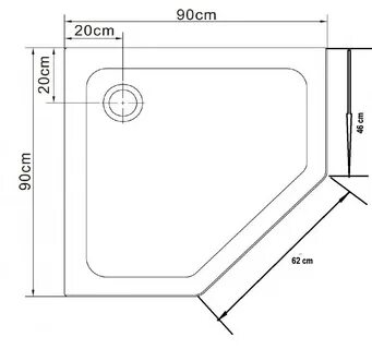 Размеры поддона душевой кабины