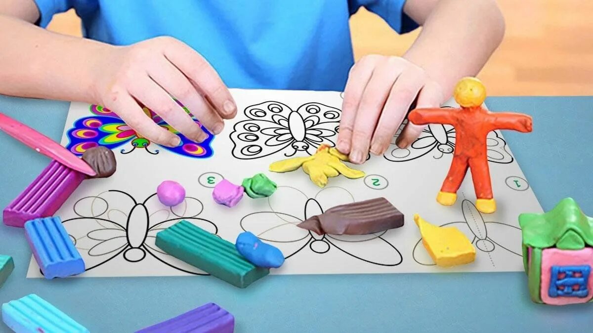 Рисование и лепка для детей. Дети творчество. Творчество из пластилина. Творчество лепка. Сделай игру пластилин