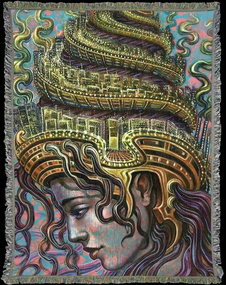 Картины Аманды Сэйдж. Visionary Art Amanda Sage. Artists detail