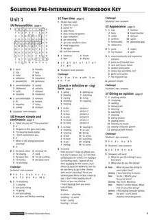Учебник pre intermediate english ответы
