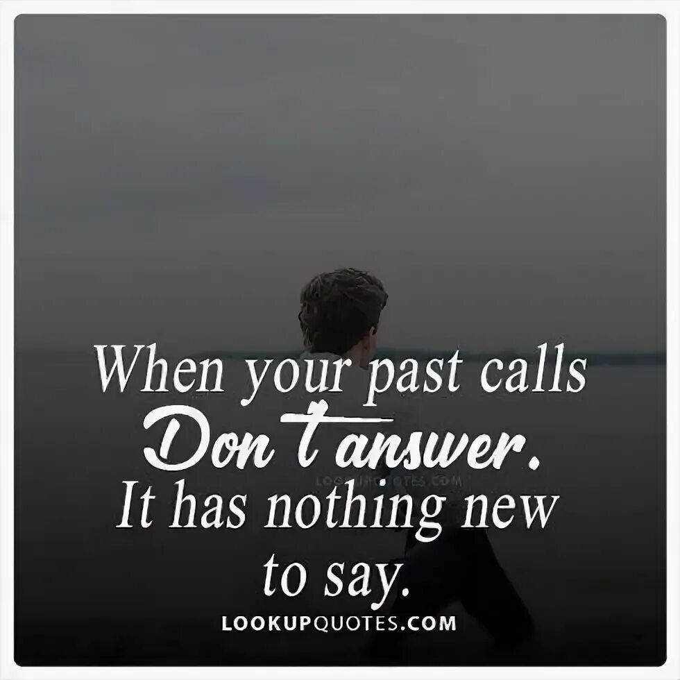 The call of the past. I expect you past стих.