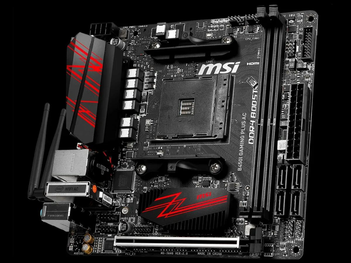 Купить материнскую плату ryzen. Материнская плата MSI b450. B450i Gaming Plus AC. B450i Gaming Plus AC Max. MSI b450 Gaming Plus Speaker.