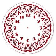 Трафарет для часов Циферблат Элегант 21, Event Design, 25см Трафареты, Циферблат, Часы