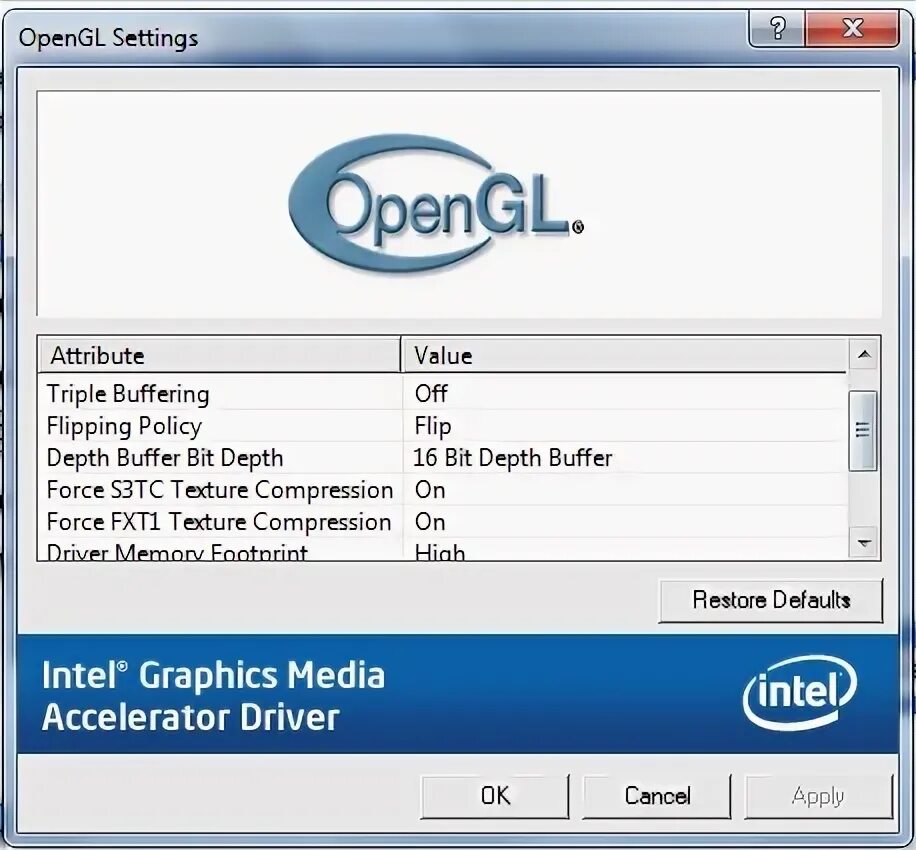 Драйвер opengl. Драйвера opengl. triple buffering что это в играх. как установить opengl на windows 7. как обновить opengl на windows 7 32 bit.