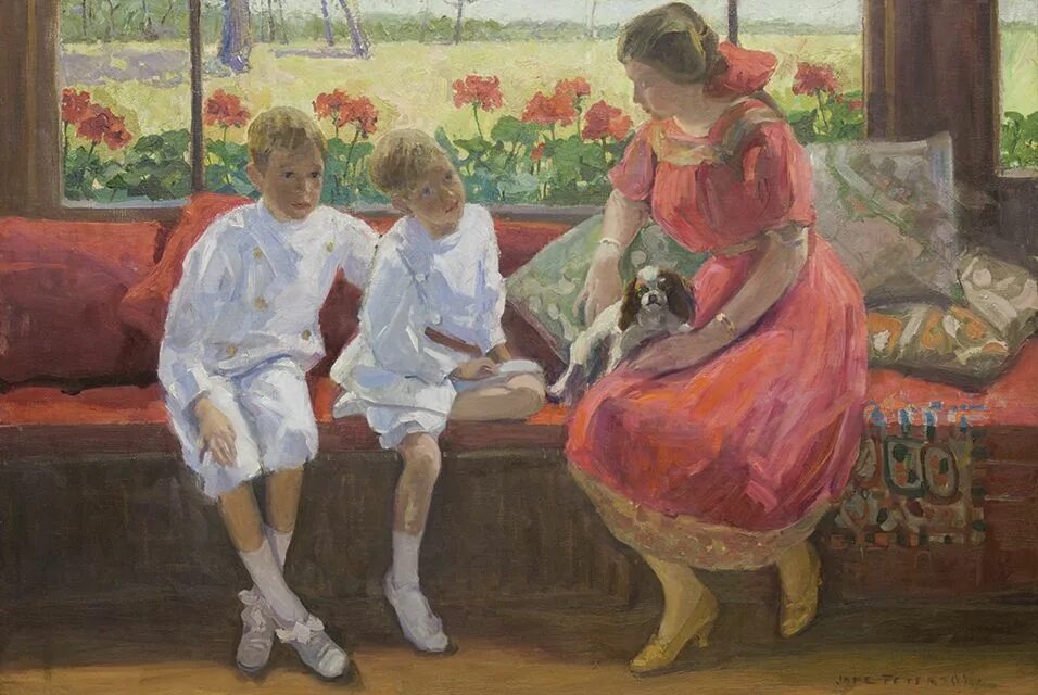 Selling paintings. : Jane Peterson (American, 1876–1965). Джон Петерсон Импрессионист. Петерсон художник. Художник Джейн Кингслей.