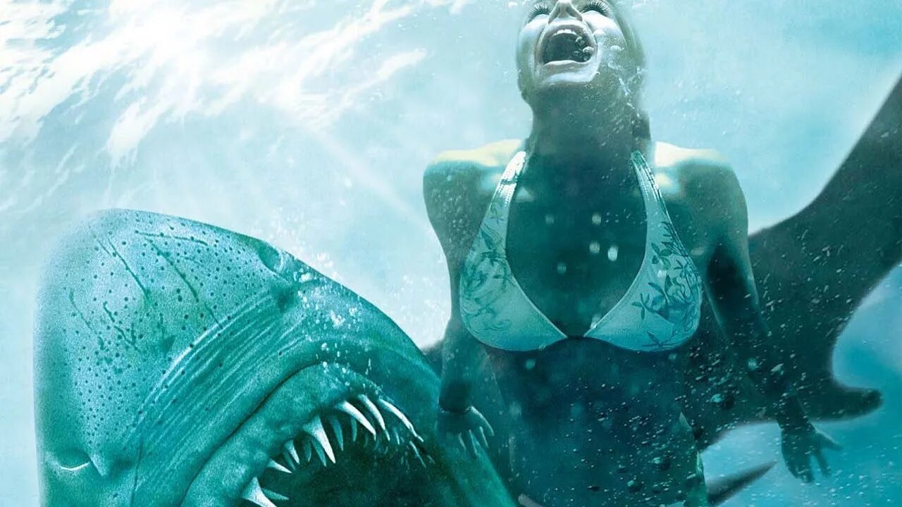 Рейтинг ужасов про акул. Кэтрин МАКФИ челюсти 3d.