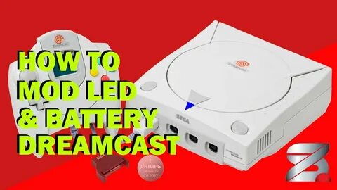 Led & Battery mod on Dreamcast #8pins #howto #sega #dreamcast - YouTube...