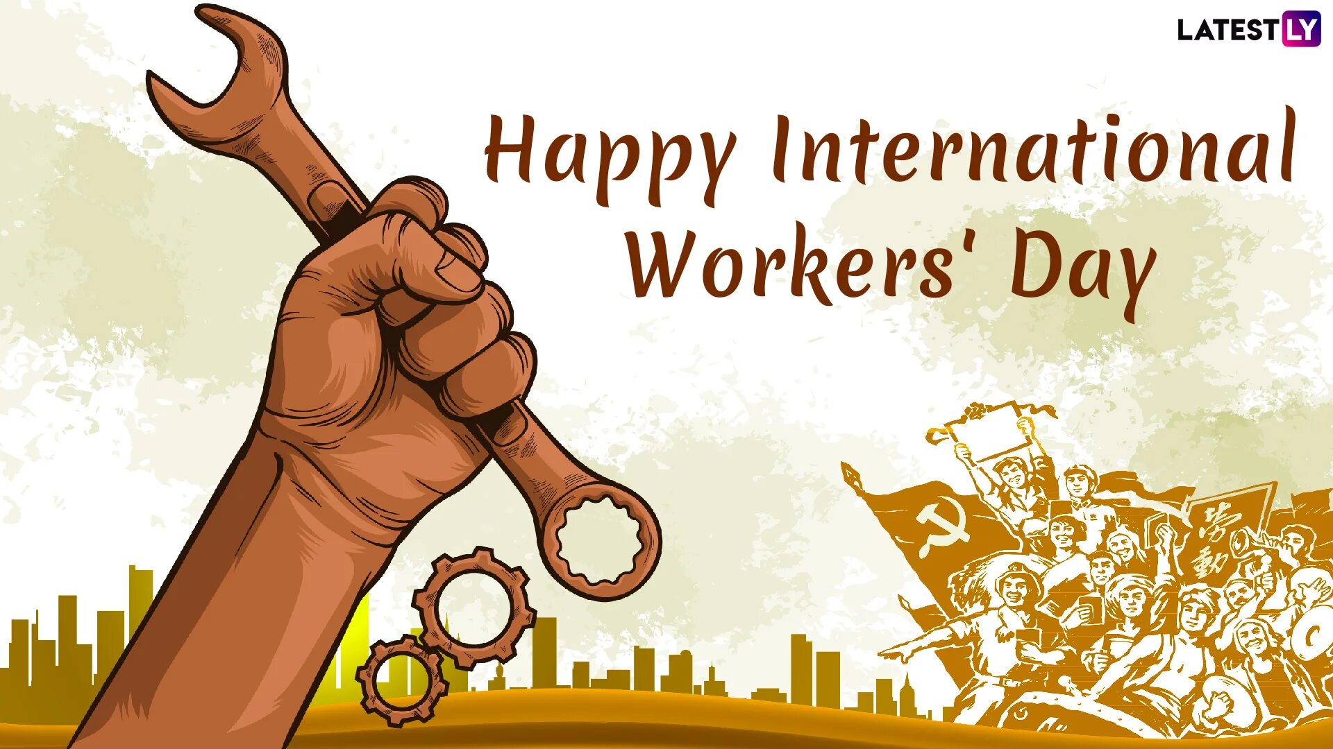 Happy may day. International workers' Day. International Labor Day. 1 May International workers' Day. 1 May Labor Day.