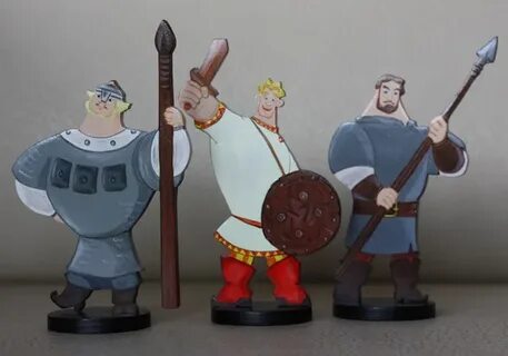 Фигурки богатырей