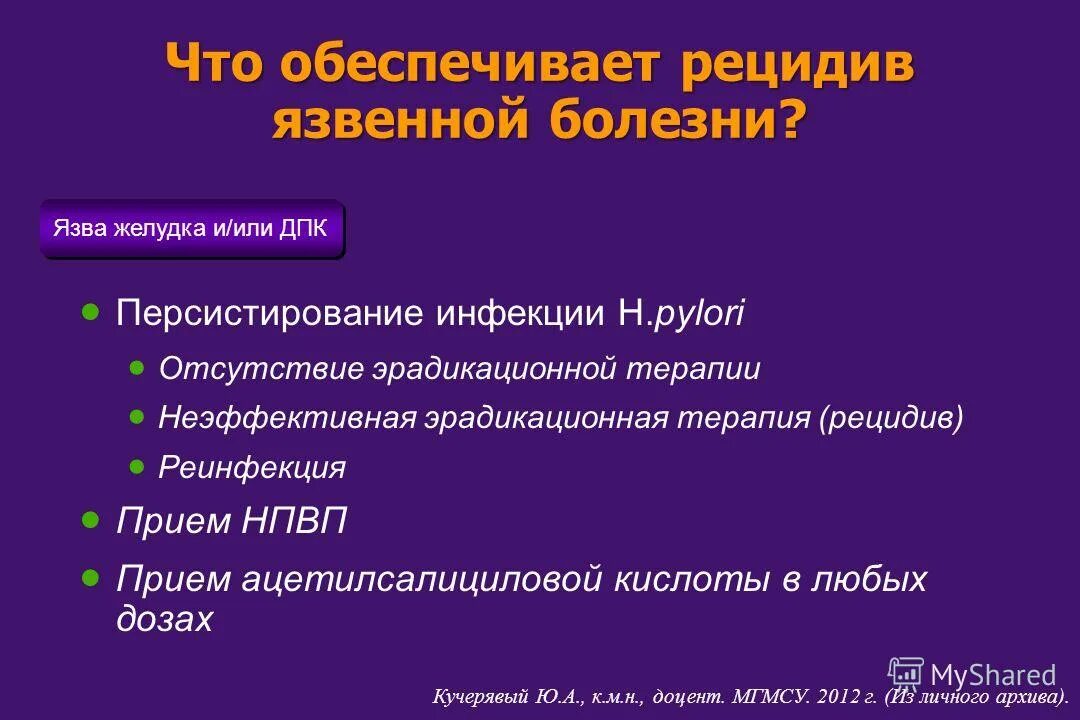 Признаком рецидива язвенной болезни является. Часто рецидивирующая язва. Рецидив язвенной болезни