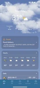 Passing weather