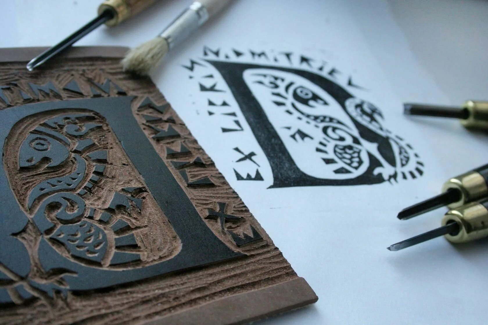 Печатная графика и рисунок Linocut, Linocut prints, Linocut art