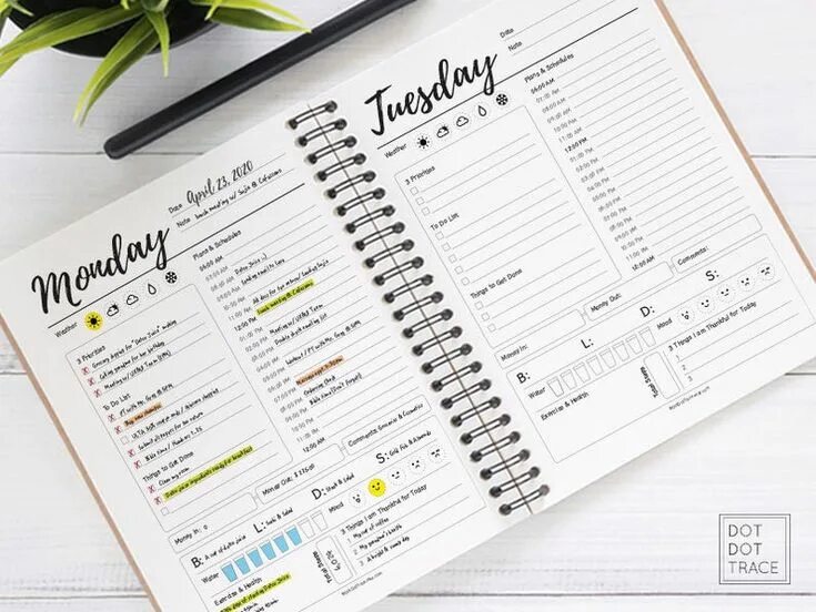 Daily Planner. Day Plan. Work Planner. Daily Planner а4.