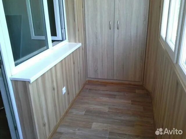 Обшивка балкона мдф фото Внутренняя отделка балкона в Москву РемБалкон