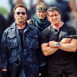 Сталлоне и шварценеггер