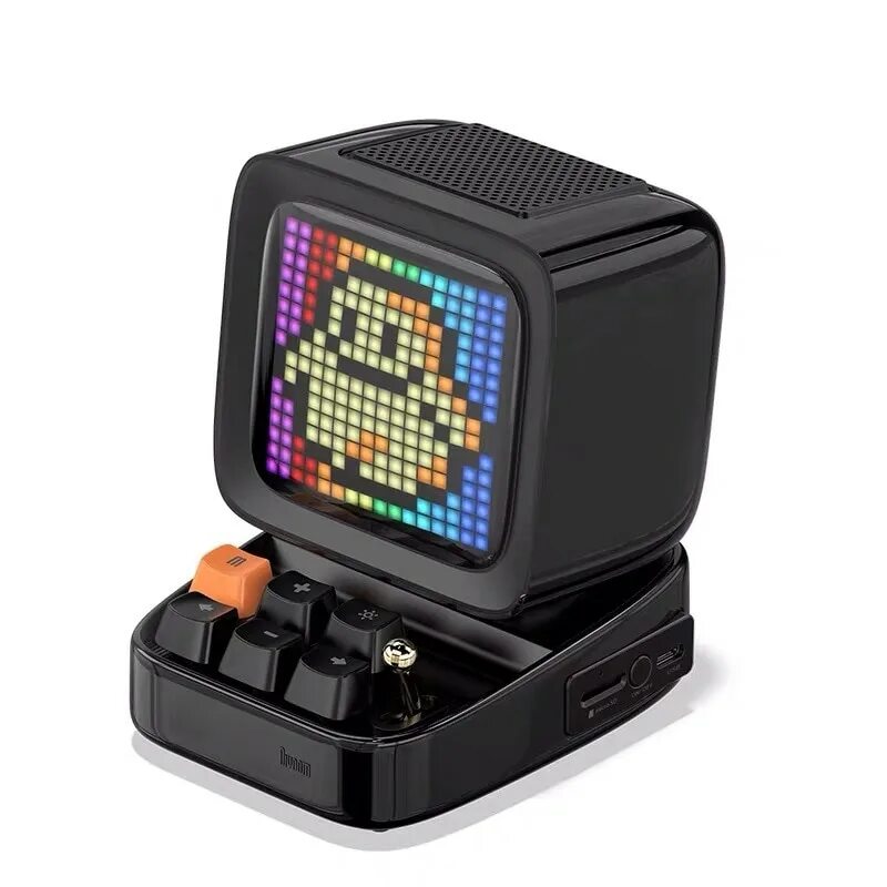 Bluetooth pixel. Divoom ditoo plus. портативная bluetooth-колонка divoom ditoo. divoom ditoo pixel display bluetooth speaker. divoom ditoo plus black.