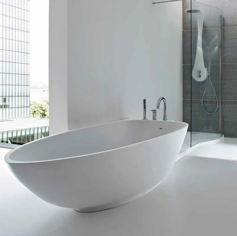 Ванна ру интернет. Ванна Rexa Design. Ванна Rexa Design Fonte 20 Fo 2001. Ванна unico semincasso Rexa Design. Овальная ванна в интерьере.