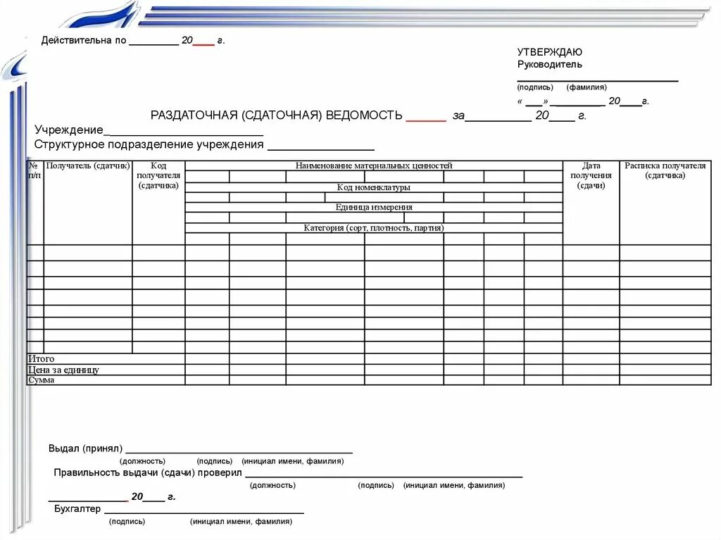 Раздаточная сдаточная ведомость форма 9а. Раздаточно-сдаточная ведомость боеприпасов форма 9а. Раздаточная ведомость выдачи материальных ценностей. Раздаточная ведомость материальных ценностей форма. Списания моющих в