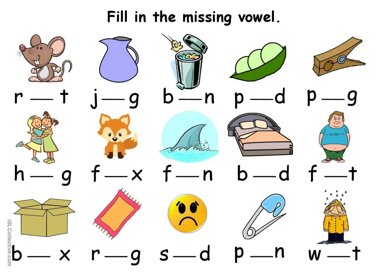Say the missing
