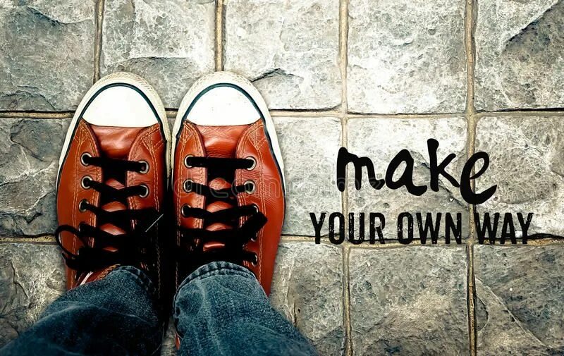 One my own way. One my own way