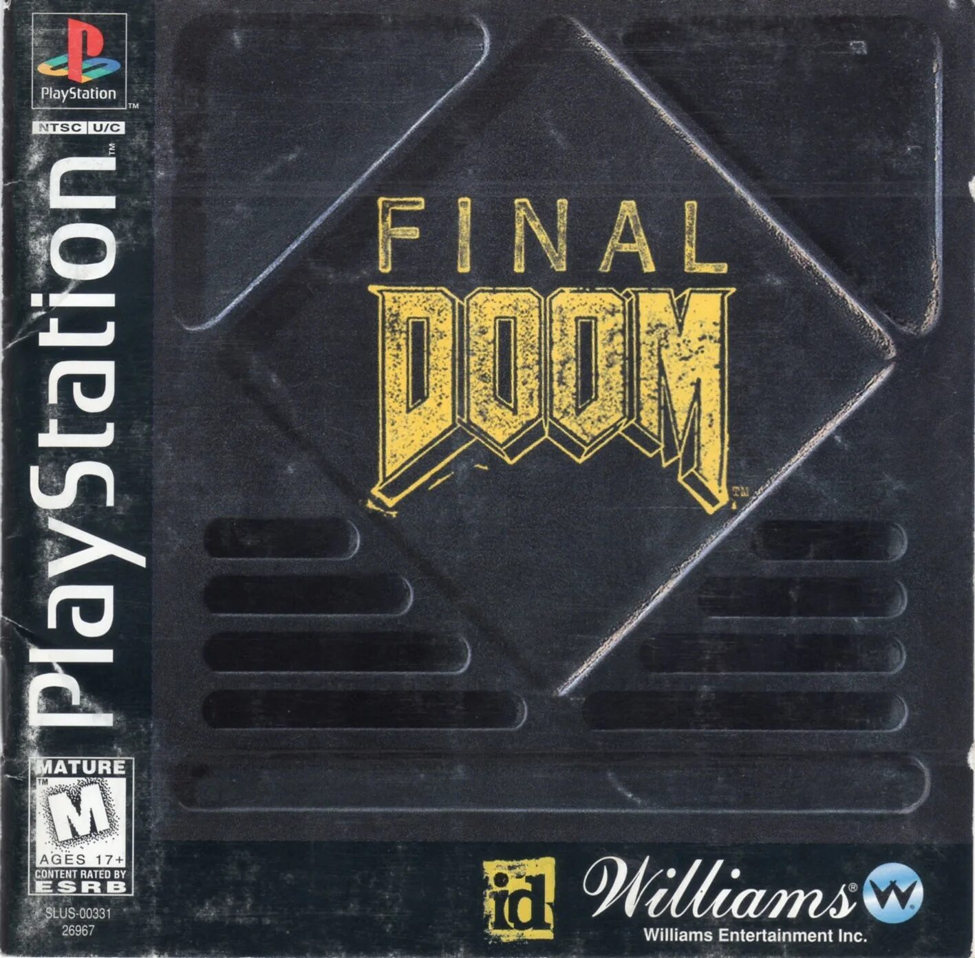 Final doom. Final doom ps1 обложка. doom сони плейстейшен 1. final doom sony playstation 1. обложки doom sony playstation 1.