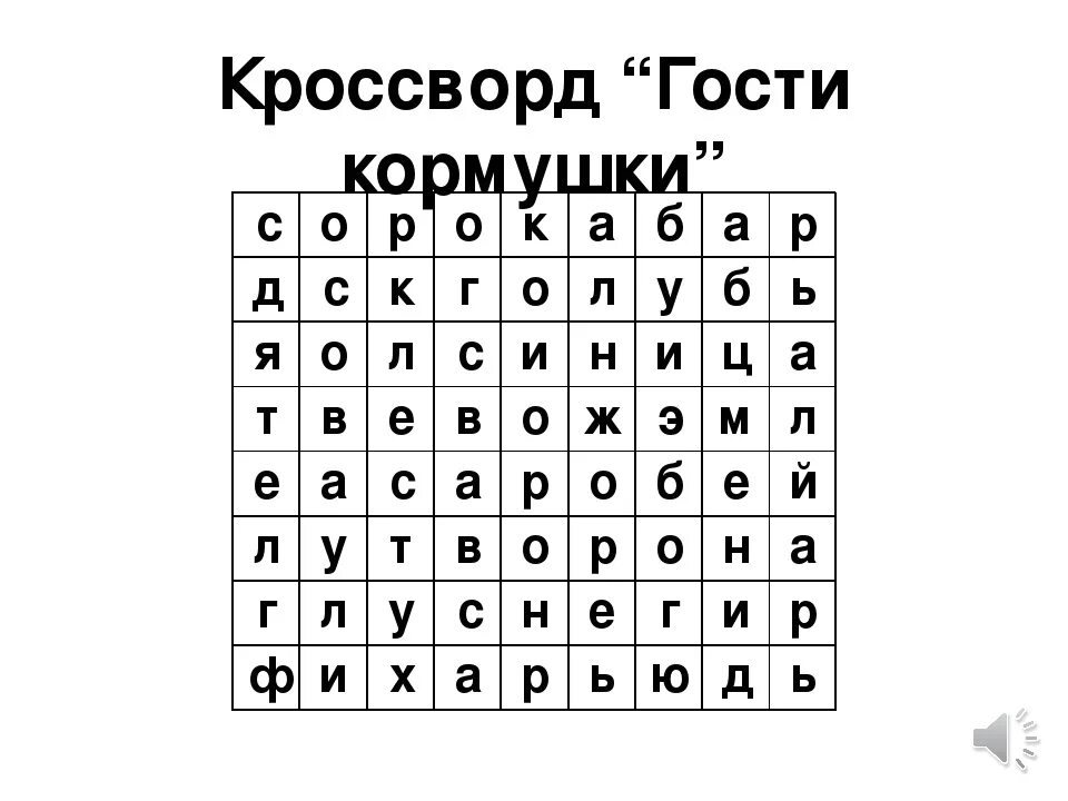 Найти слова сканворд. Филворд зимующие птицы для детей. Найди названия птиц. Филфоод зимующие птицы. Филфорддля дошкольников.