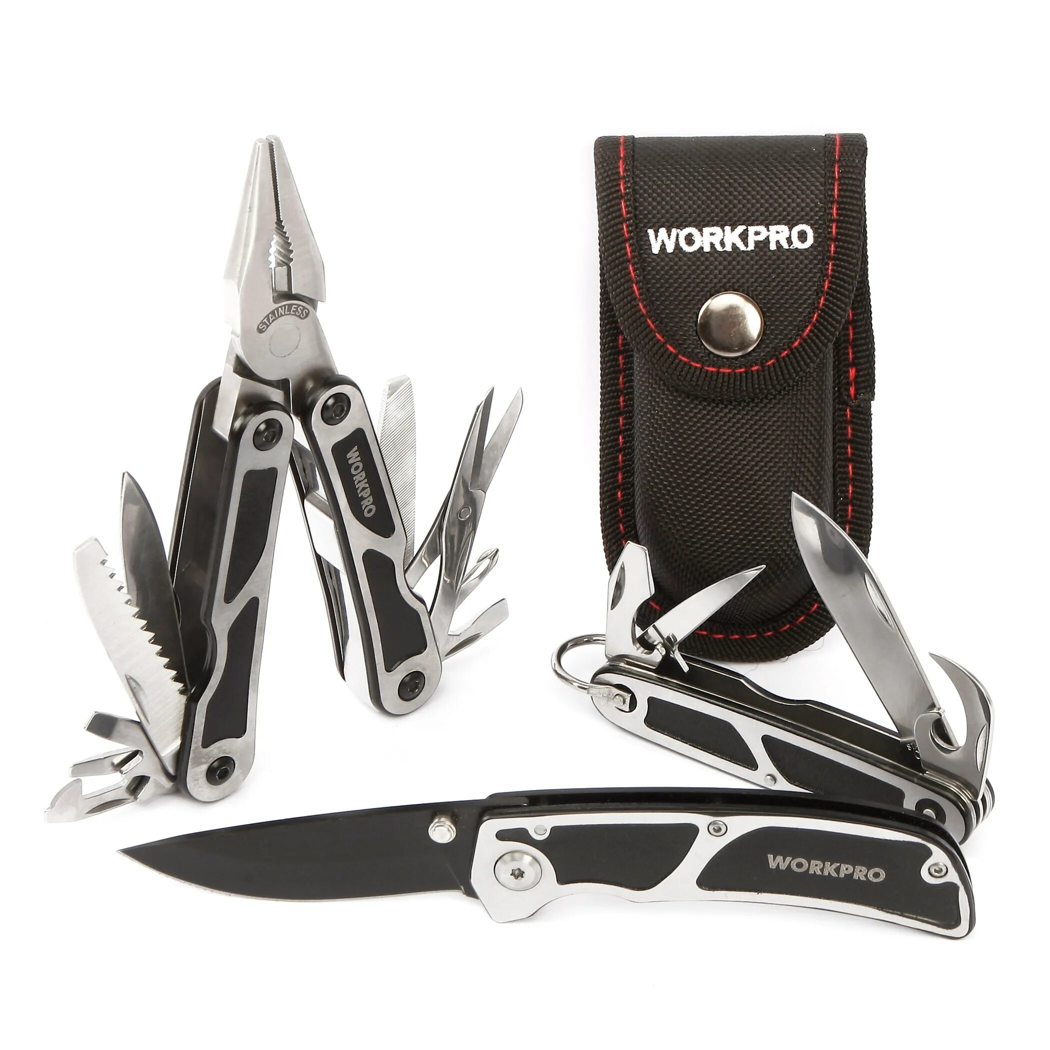 Мульти набор. Мультитул workpro. мультитул и нож workpro w000304. мультитул workpro складной. мультитул workpro 16.