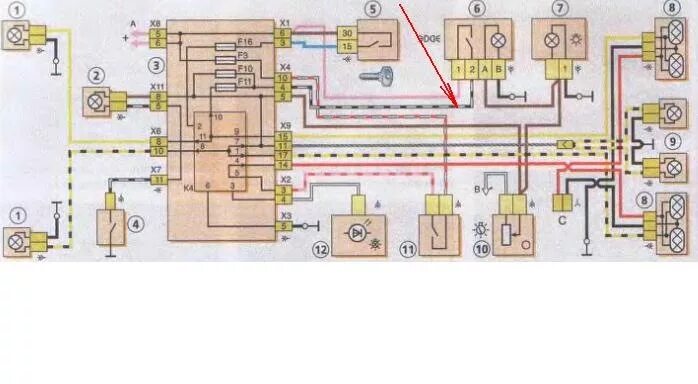 Подключение фары ваз 2114. Реле включения ближнего света фар ВАЗ 2114. Включение ближнего света фар ВАЗ 2115. Реле включение ближнего света ВАЗ 2114. Реле включения дальнего света фар ВАЗ 2114.