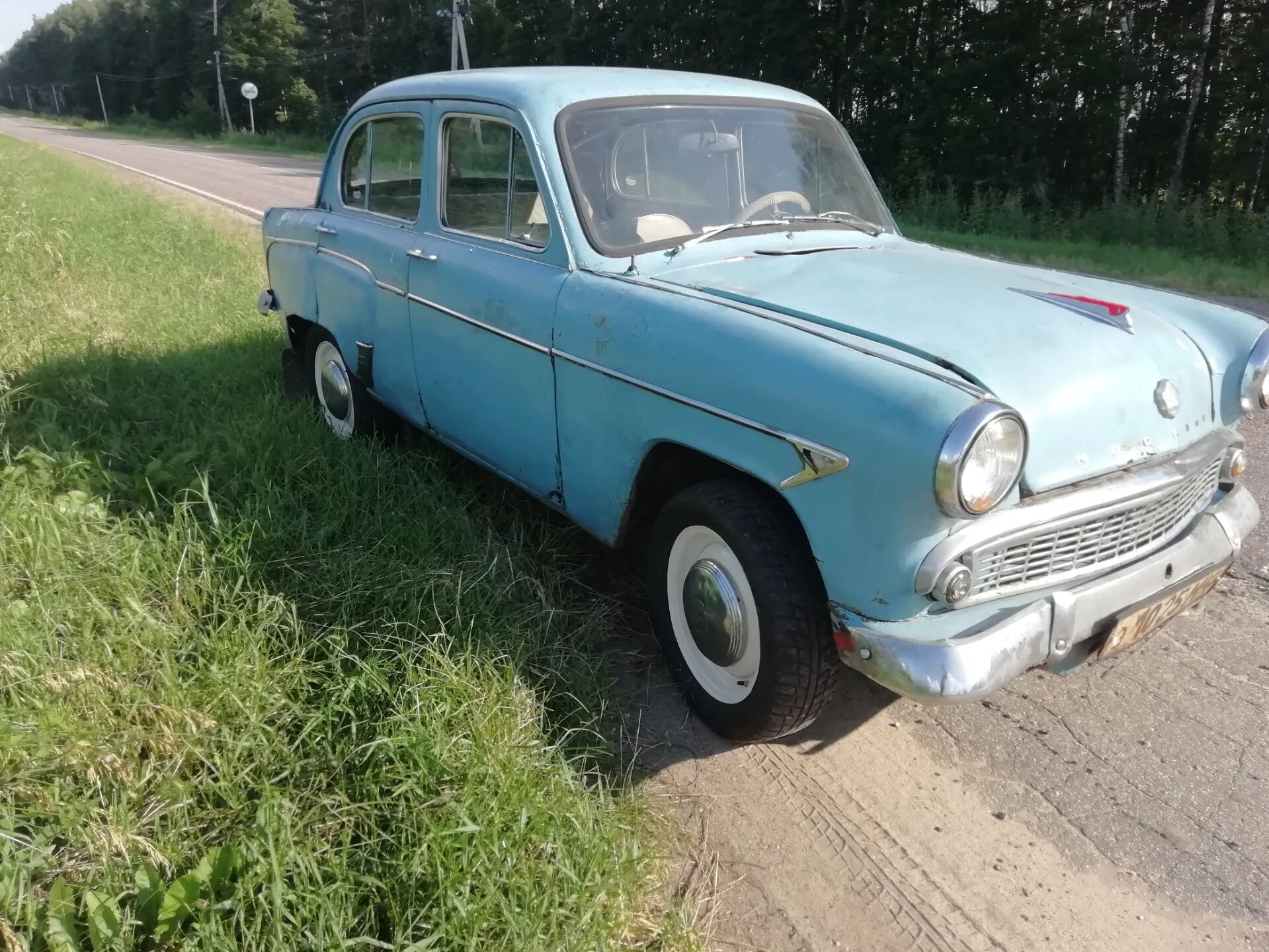Козырьки на фары, или американский стиль - Москвич 403, 1,4 л, 1963 года аксессу