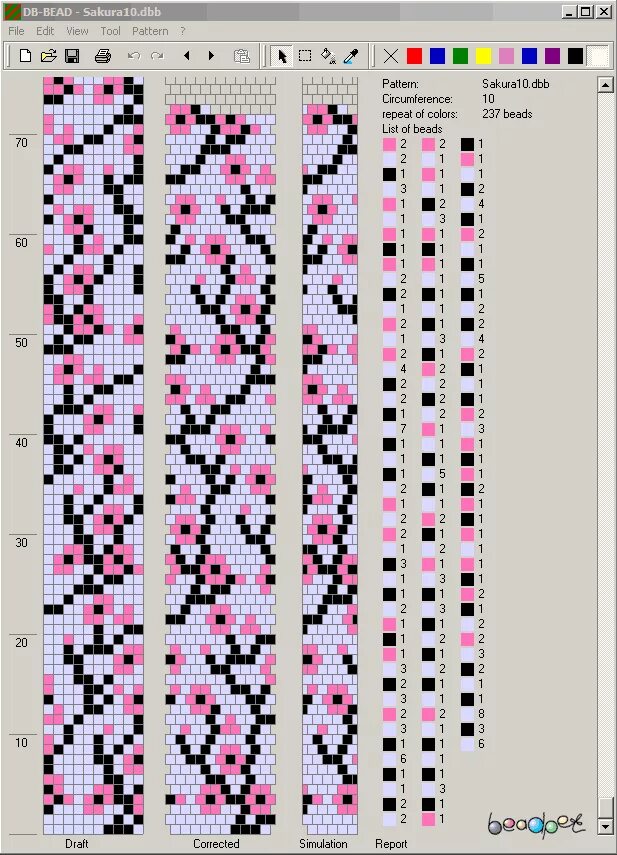 Схемы плетения жгута из бисера и бусин Beaded bracelets tutorial, Beaded necklac