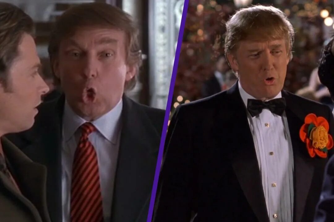 Кадры из фильма один дома с трампом Дональда Трампа вырезали из "Один дома 2", Теперь это мем новости на GameGuru.